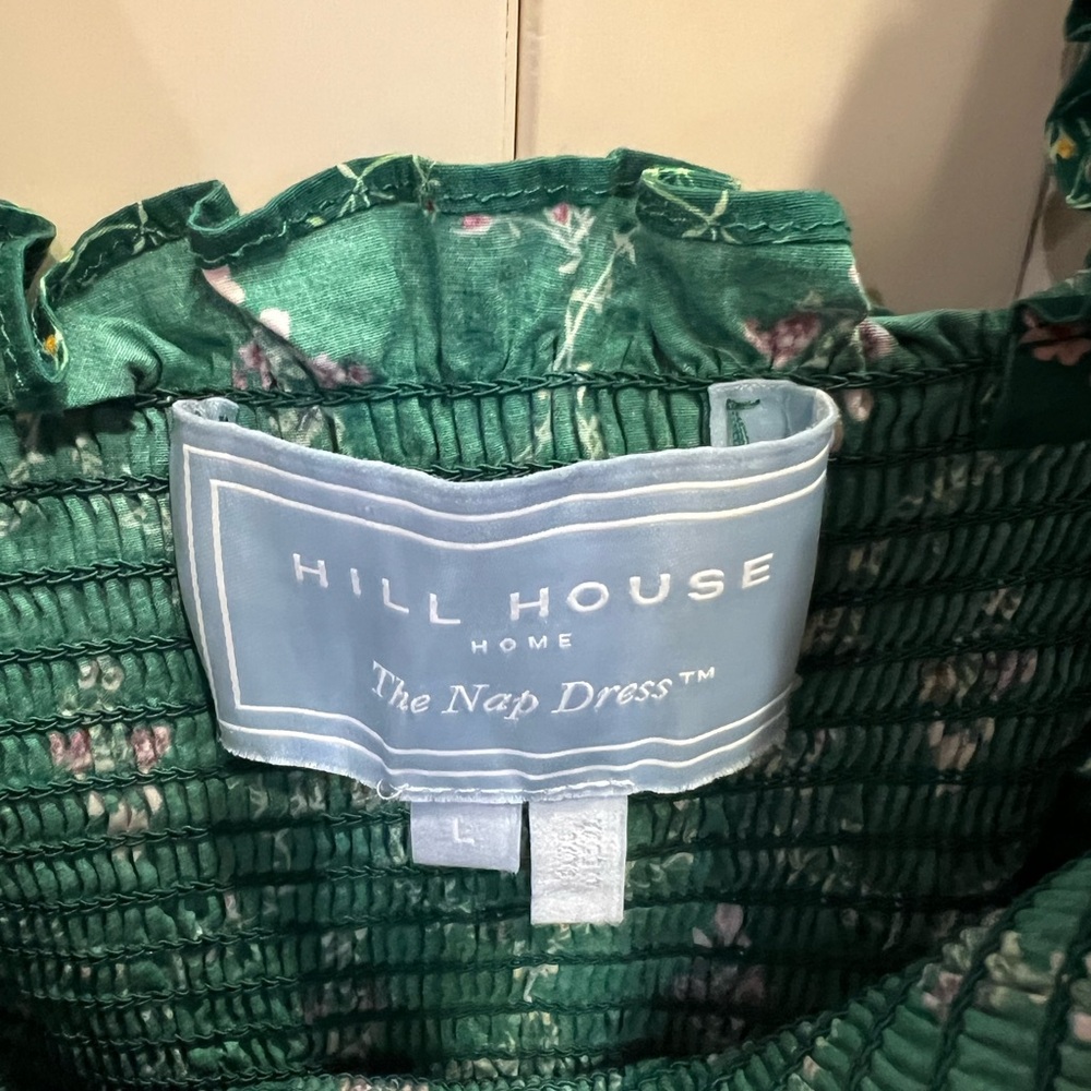 Hill House Emerald Trellis Ellis Nap Dress - Picture 2 of 3